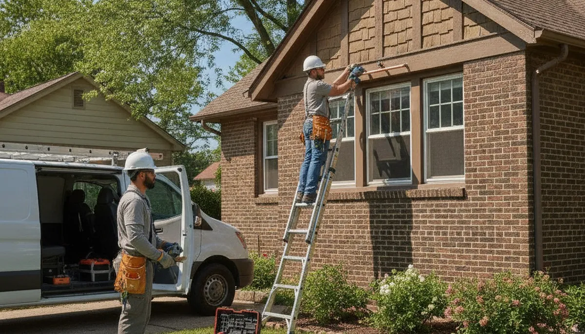 Plumber repairing sink leak in Royal Oak, MI plumbing service