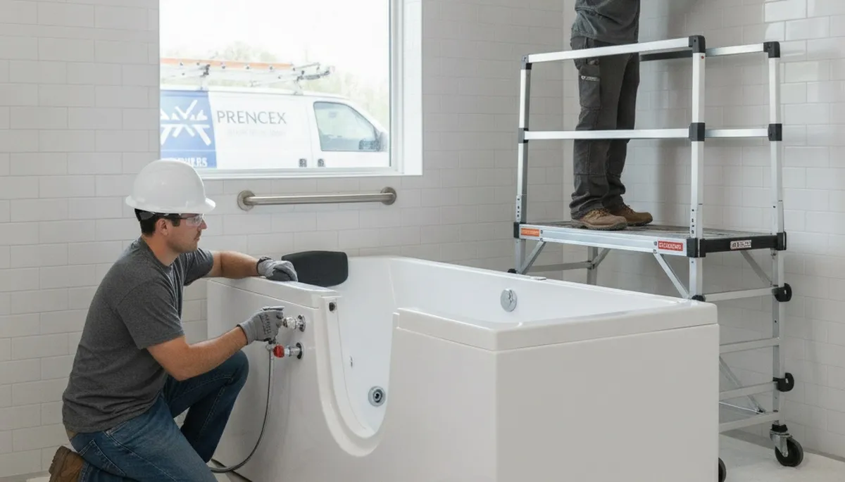 Walk in tub plumbing installation for Royal Oak, MI home safety and comfort